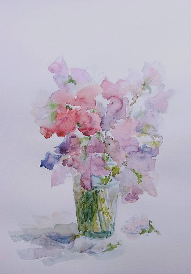 Original Impressionism Still Life Painting by Elena Klyan