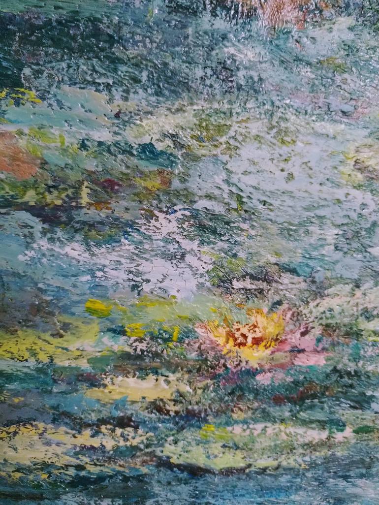 Original Impressionism Landscape Painting by Elena Klyan