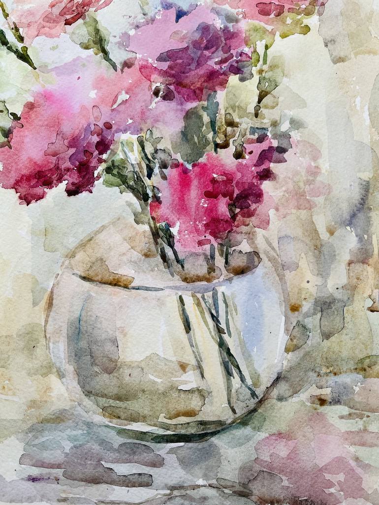 Original Impressionism Still Life Painting by Elena Klyan