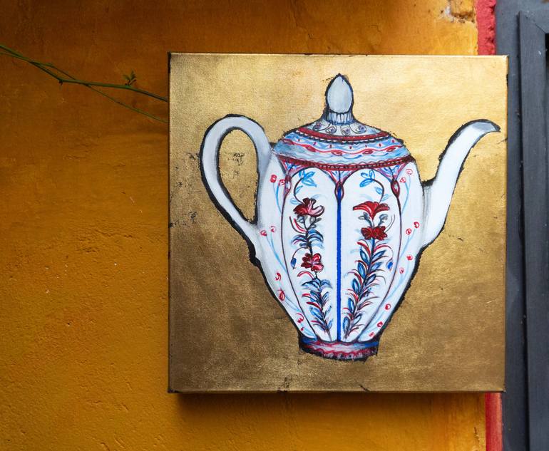 Original Art Deco Food & Drink Painting by Luciana Livi