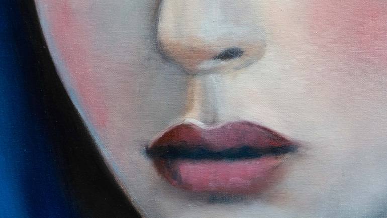 Original Expressionism People Painting by Luciana Livi