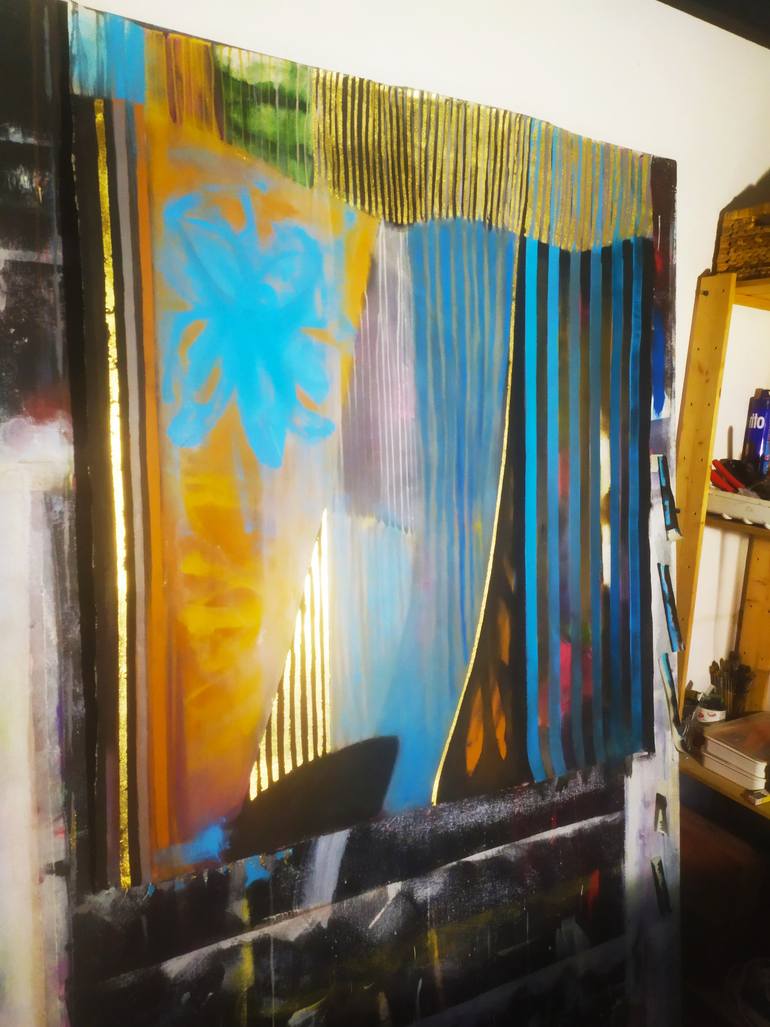 Original Abstract Expressionism Abstract Painting by Luciana Livi