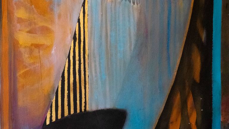 Original Abstract Expressionism Abstract Painting by Luciana Livi