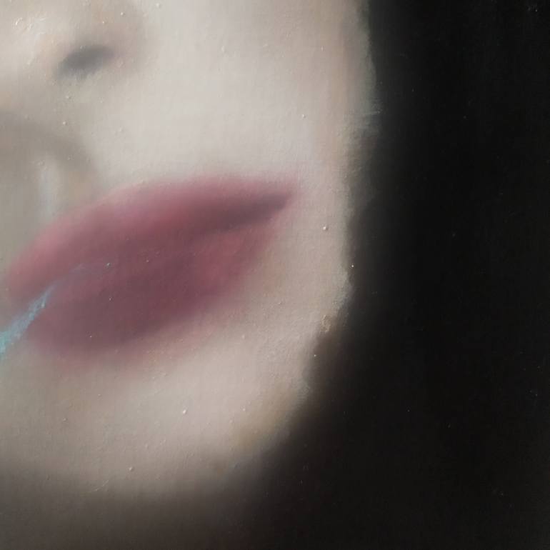 Original Realism Women Painting by Luciana Livi