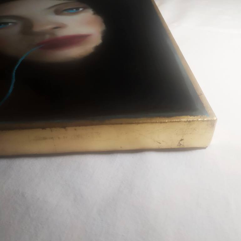 Original Realism Women Painting by Luciana Livi