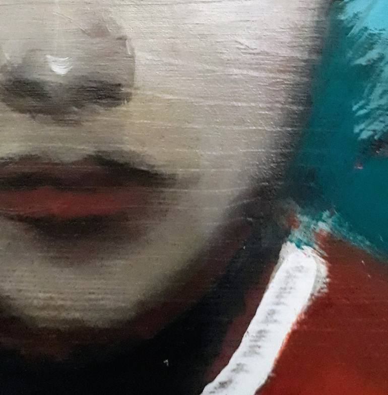 Original Expressionism People Painting by Luciana Livi