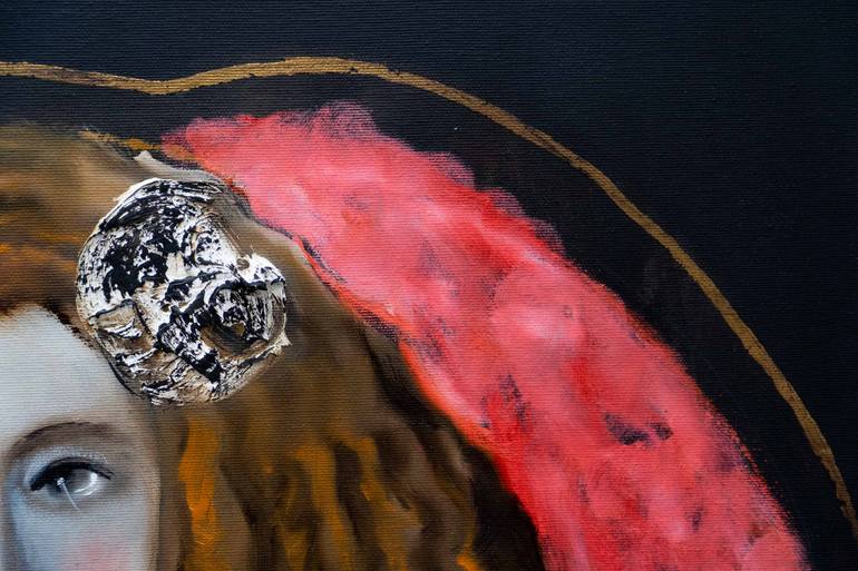 Original Expressionism People Painting by Luciana Livi