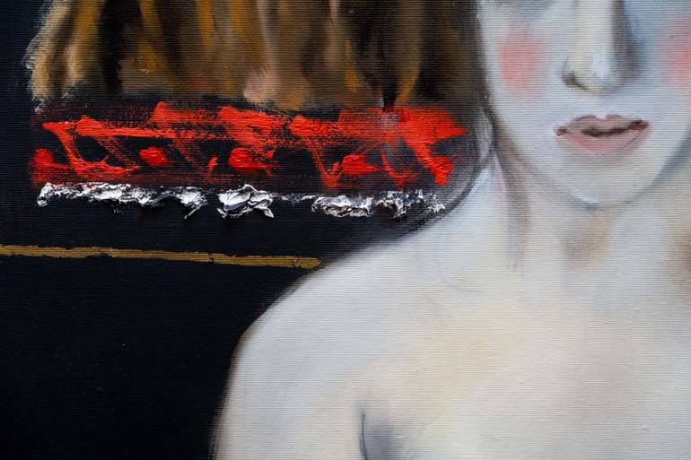 Original Expressionism People Painting by Luciana Livi