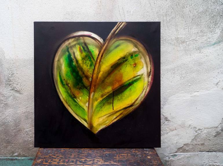 Original Abstract Botanic Painting by Luciana Livi