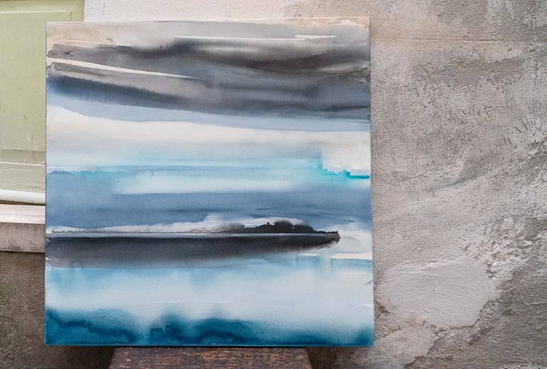 Original Abstract Expressionism Abstract Painting by Luciana Livi