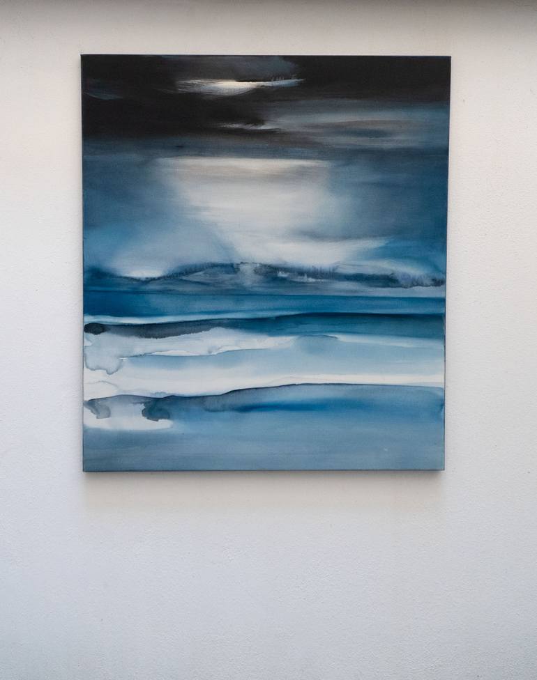 Original Abstract Expressionism Abstract Painting by Luciana Livi