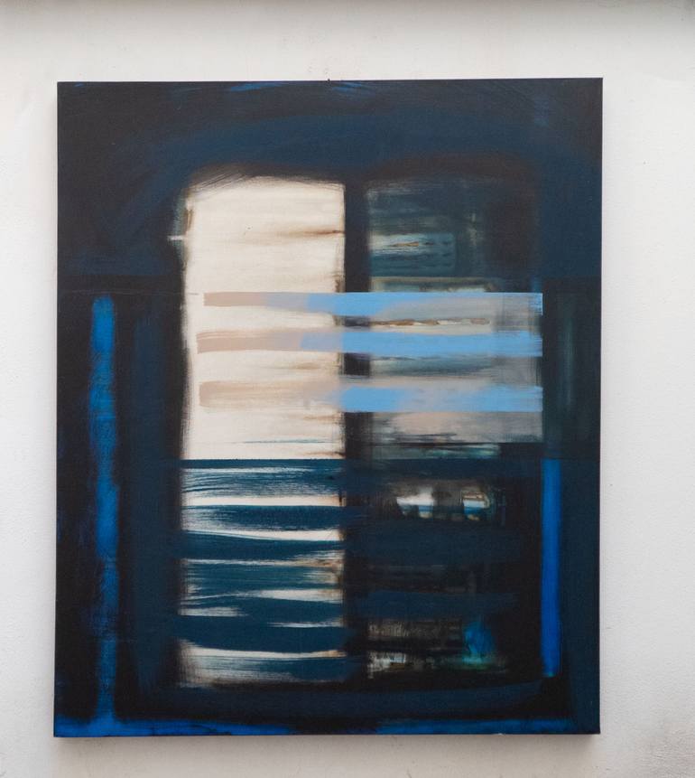 Original Abstract Expressionism Abstract Painting by Luciana Livi