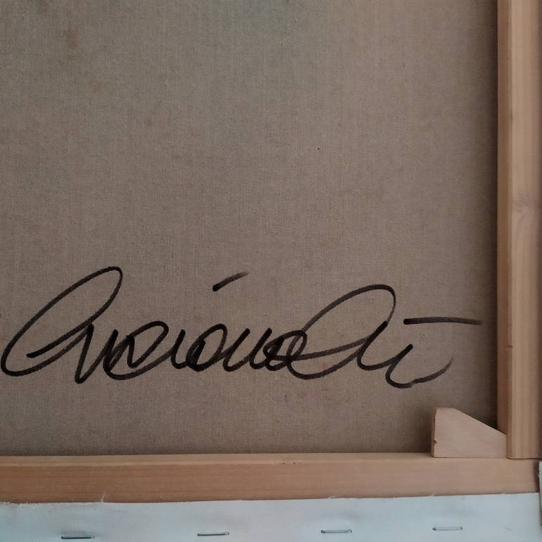 Original Abstract Expressionism Abstract Painting by Luciana Livi