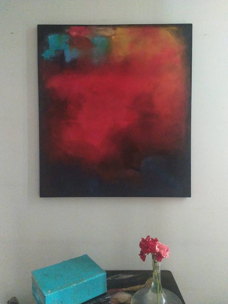 Original Abstract Expressionism Abstract Painting by Luciana Livi