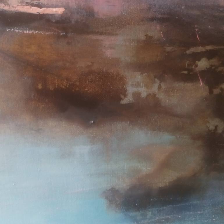 Original Abstract Expressionism Abstract Painting by Luciana Livi