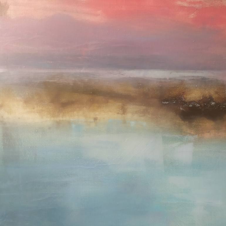 Original Abstract Expressionism Abstract Painting by Luciana Livi