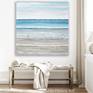Original Textured Coastal Seascape Beach Painting