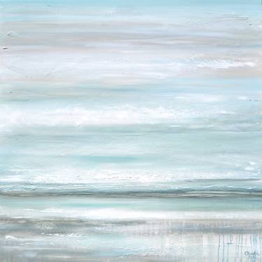 Original Abstract Beach Paintings by Christine Bell