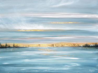 Original Abstract Seascape Paintings by Christine Bell