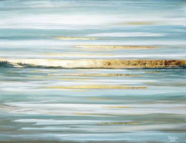 Original Abstract Seascape Painting by Christine Bell