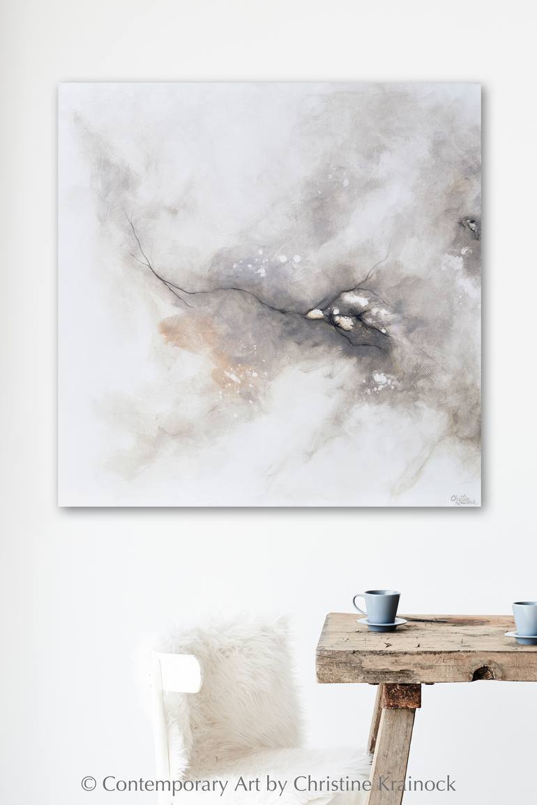 Original Abstract Expressionism Abstract Painting by Christine Bell