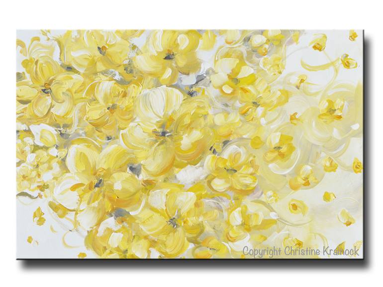 Original Floral Painting by Christine Bell
