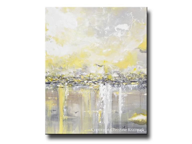 Original Abstract Expressionism Abstract Painting by Christine Bell