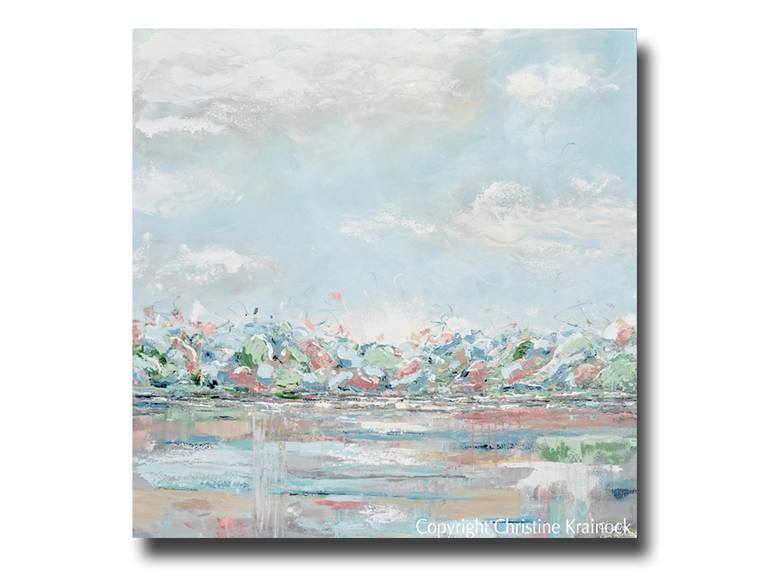 Original Abstract Landscape Painting by Christine Bell
