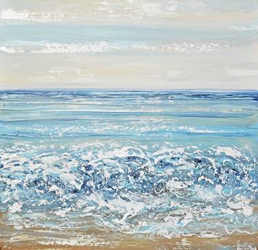 Print of Abstract Beach Paintings by Christine Bell