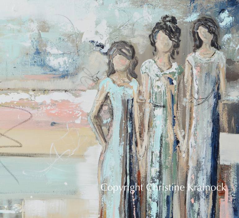 Original Women Painting by Christine Bell