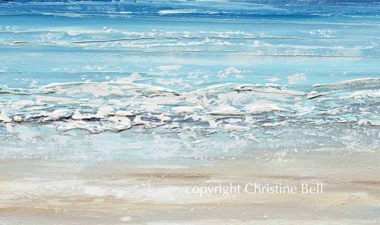 Original Abstract Seascape Painting by Christine Bell