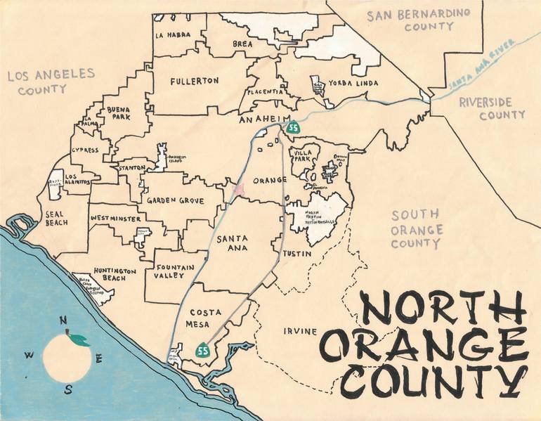 Little Saigon Orange County Map