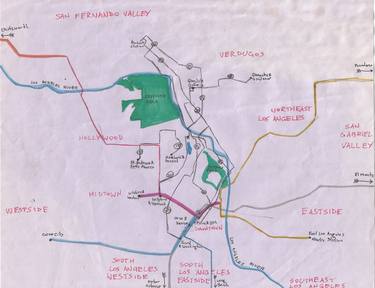 Pendersleigh & Sons Cartography Transit Map thumb
