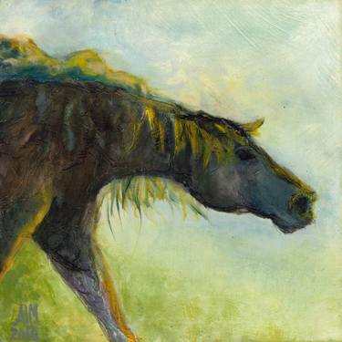 Original Fine Art Horse Paintings by Andrea McKoy