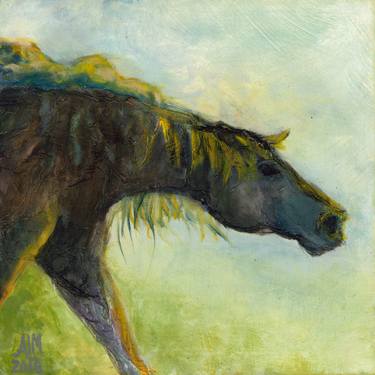 Original Fine Art Horse Paintings by Andrea Mckoy