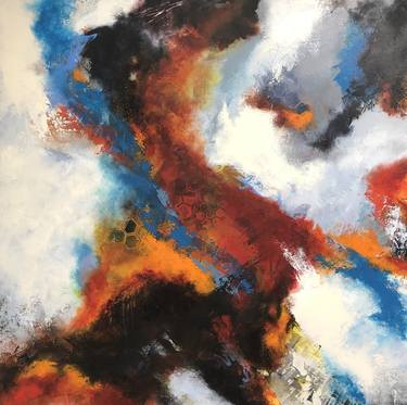 Original Abstract Expressionism Abstract Paintings by Kym Balthazar Fetsko