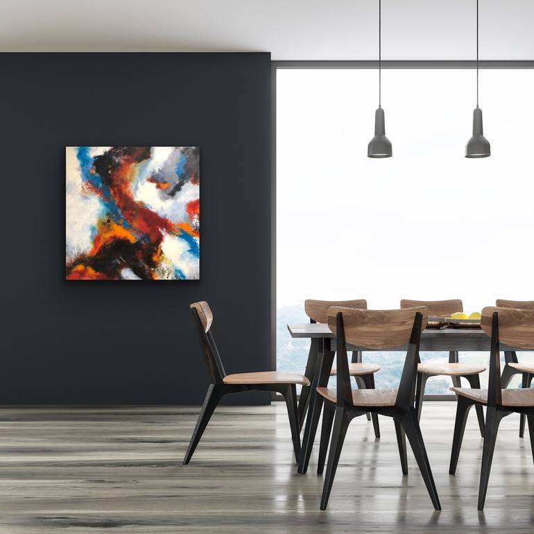 Original Abstract Expressionism Abstract Painting by Kym Balthazar Fetsko