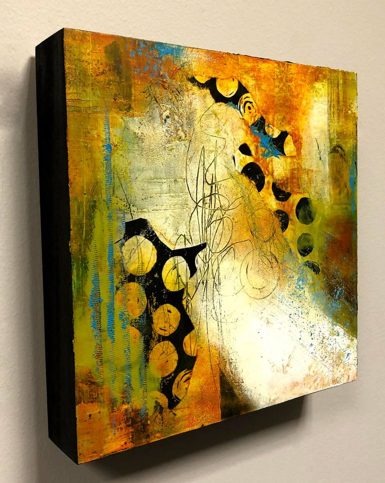 Original Abstract Expressionism Abstract Painting by Kym Balthazar Fetsko