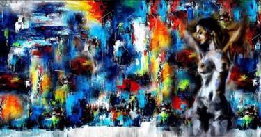 Original Abstract Expressionism Abstract Digital by Maryam Hassan