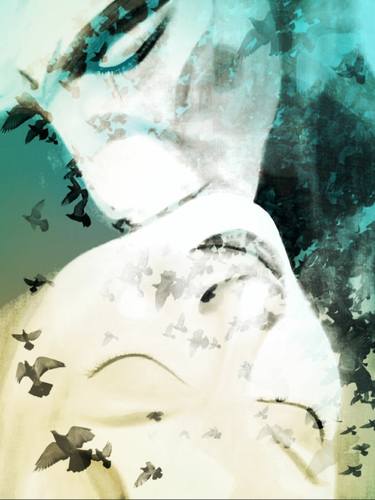 Original Abstract Expressionism Women Digital by Maryam Hassan