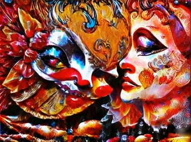 Beautiful Abstract Clown Fish Painting thumb