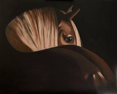 Print of Realism Horse Paintings by Caroline Millott