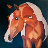 Horse with Blue Eyes by Caroline Millott