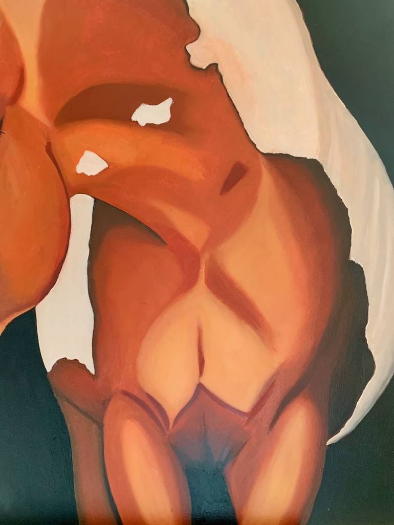 Original Figurative Horse Painting by Caroline Millott