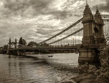 Under Hammersmith Bridge - Limited Edition of 15 thumb