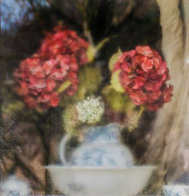 Ewer and Bowl with Hydrangeas II - Limited Edition of 5 thumb