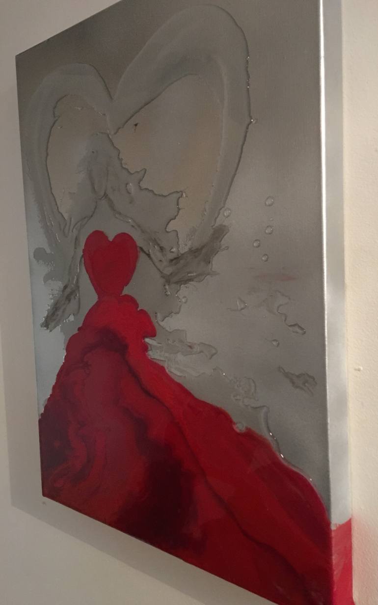 Original Abstract Fantasy Painting by Caroline Jane