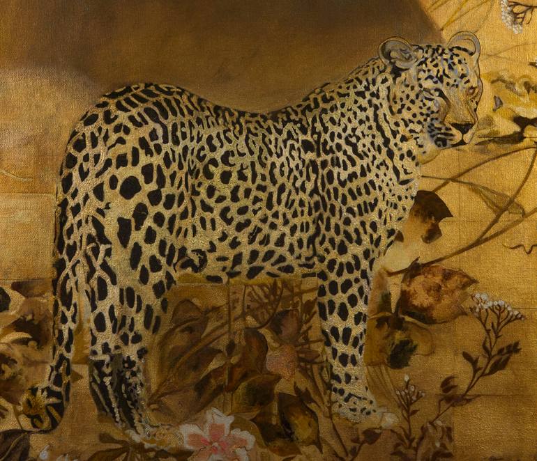 Original Conceptual Animal Painting by Sarah Vivien Warren
