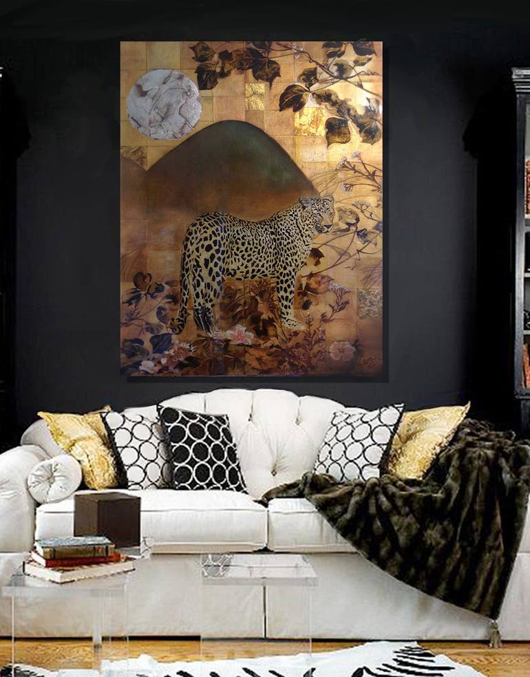 Original Conceptual Animal Painting by Sarah Vivien Warren