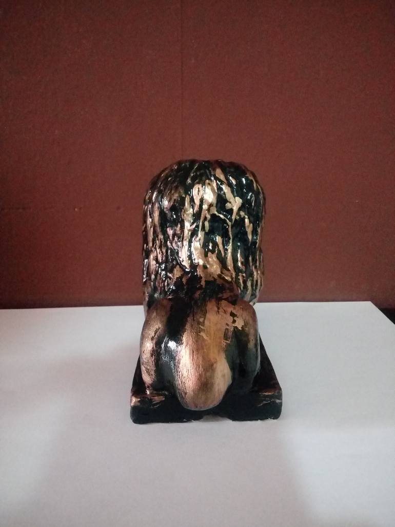 Original Art Deco Fashion Sculpture by Juan Hernandez